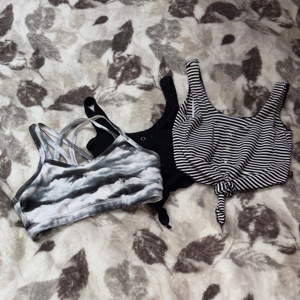 Lot of 3 Honeycut Dance Tops